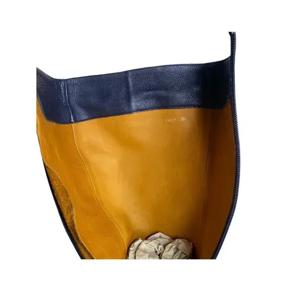 CHIE MIHARA VINTAGE GENUINE LEATHER BOOTS WOMEN'S SIZE 36.5 - Picture 8 of 11